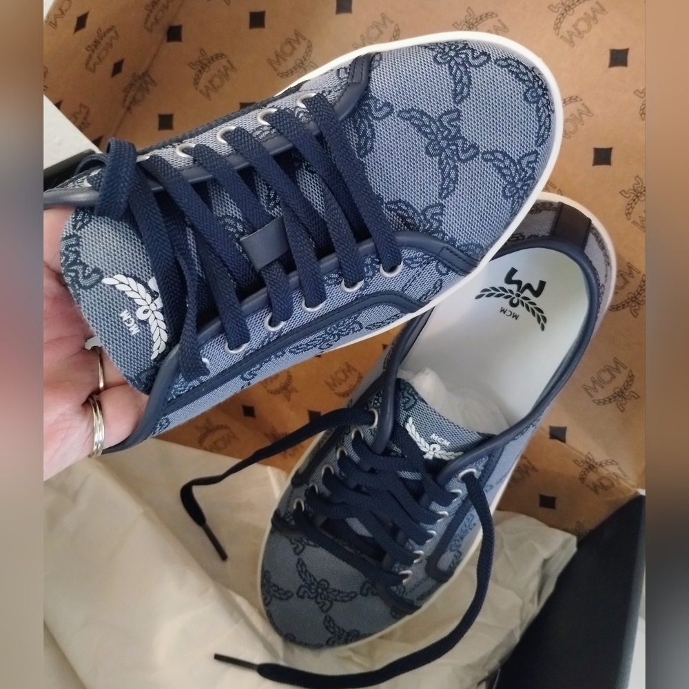 MCM Tennis Shoes Size 7 Womens NWT - Picture 9 of 14